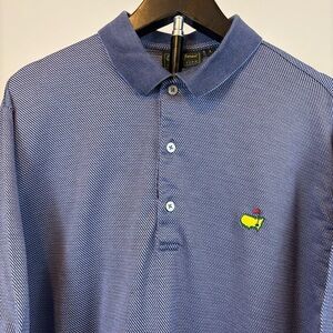 Bobby Jones Masters Golf Polo Shirt Men’s Large Italy Made 100% Cotton Vintage